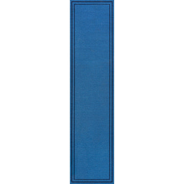 Sloane Classic 2-stripe Border Washable Area Rug